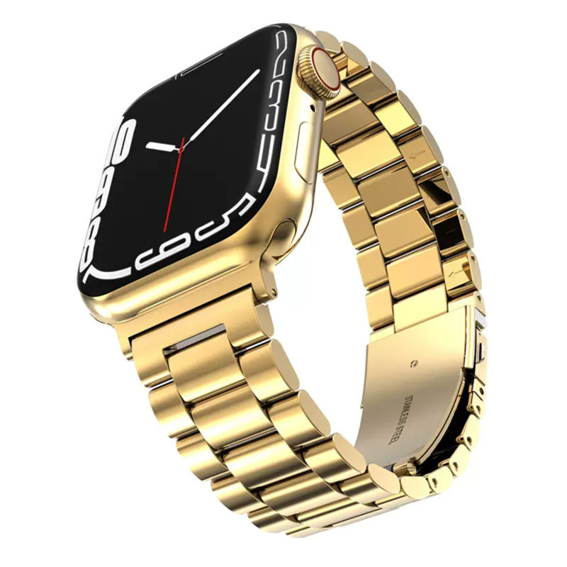 Gold Stainless Steel Apple Watch Band