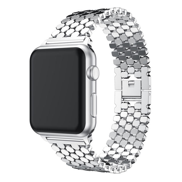 Monaco Bangle-Silver-Apple Watch Band