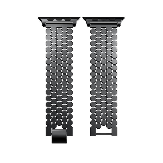 Monaco Bangle-Black-Apple Watch Band