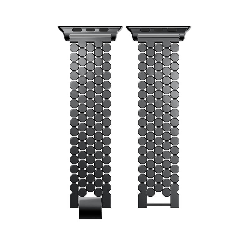 Monaco Bangle-Black-Apple Watch Band