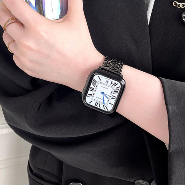 Monaco Bangle-Black-Apple Watch Band