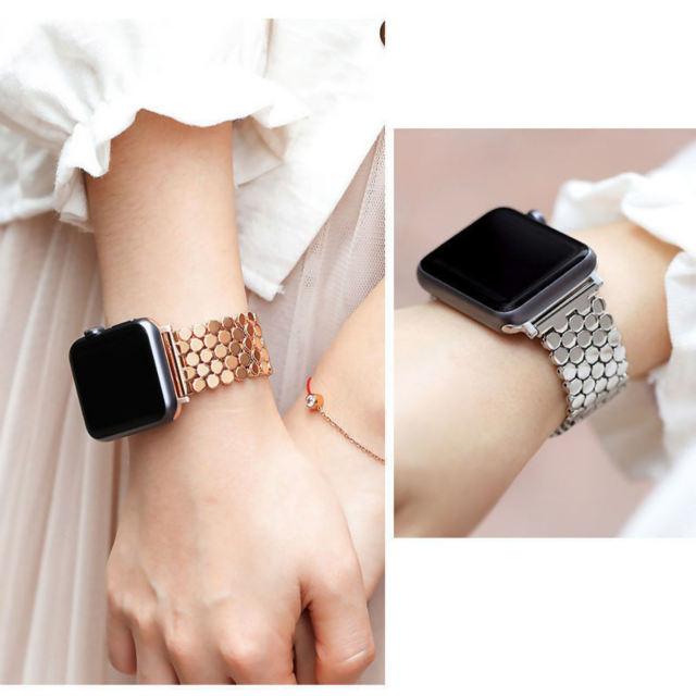 Monaco Bangle-Vintage Rose Gold-Apple Watch Band