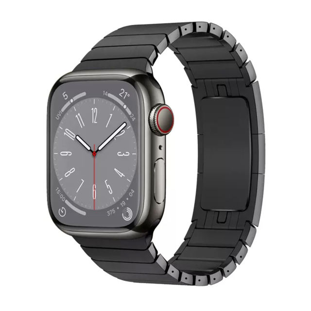 Link Stainless Steel-Black-Apple Watch Band