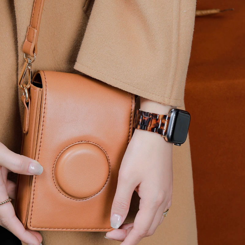 Geneva-Tortoiseshell-Apple Watch Band