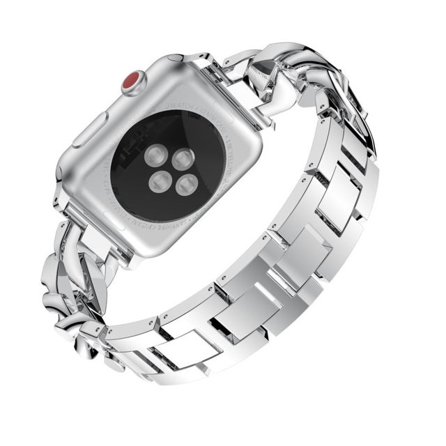 Mykonos Bangle-Silver-Apple Watch Band