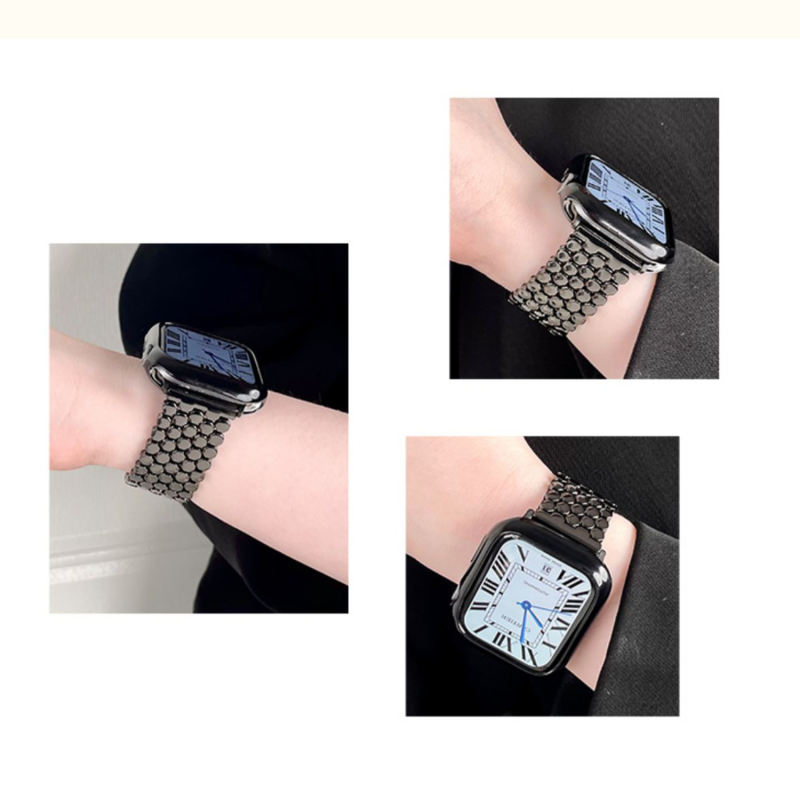 Monaco Bangle-Black-Apple Watch Band