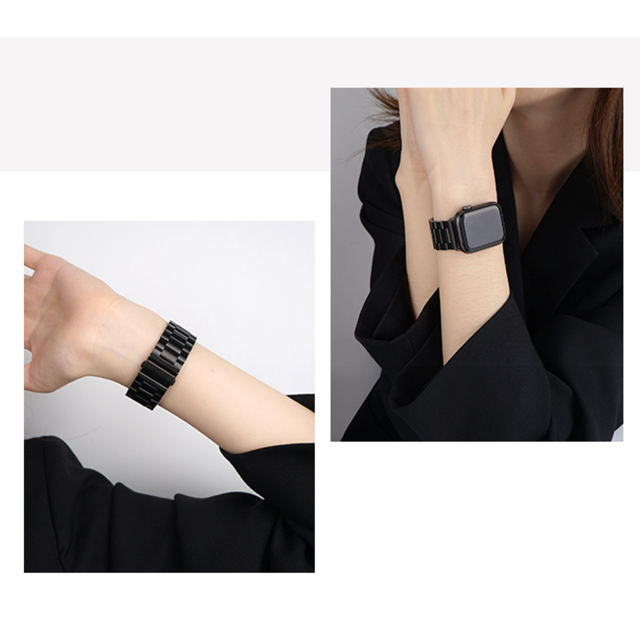Space Black Stainless Steel Apple Watch Band