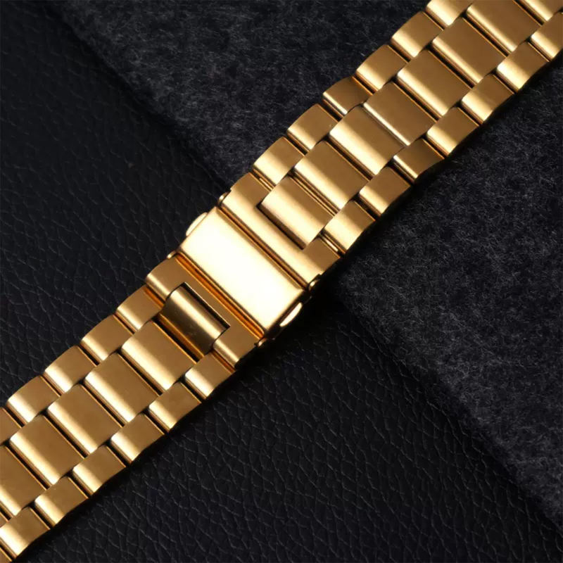 Gold Stainless Steel Apple Watch Band