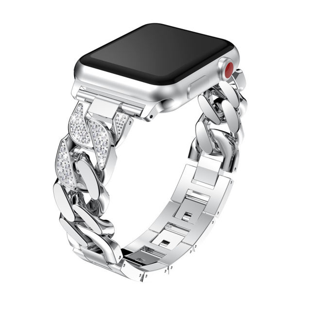 Mykonos Bangle-Silver-Apple Watch Band