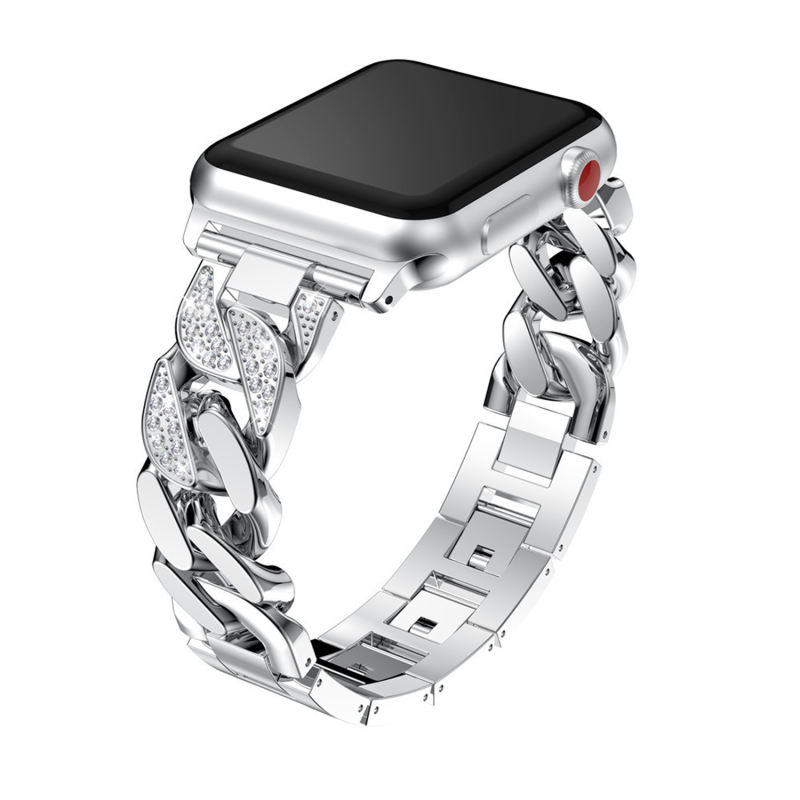 Mykonos Bangle-Silver-Apple Watch Band