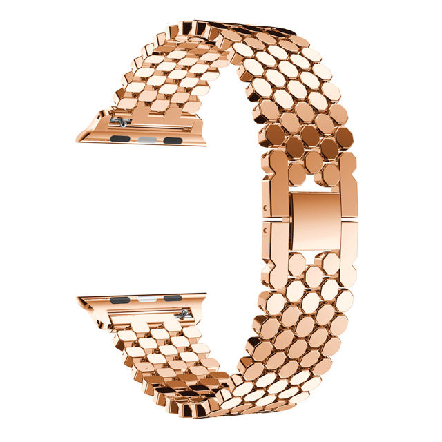 Monaco Bangle-Vintage Rose Gold-Apple Watch Band