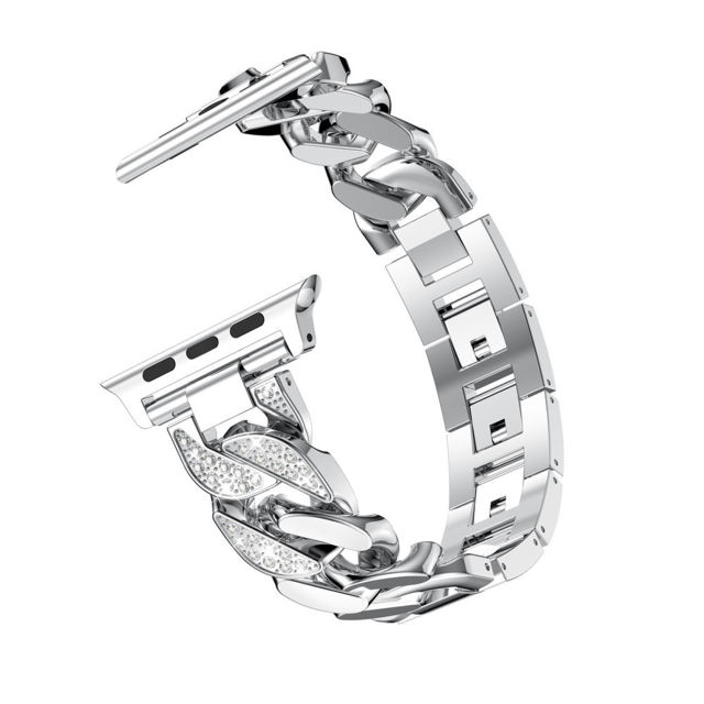 Mykonos Bangle-Silver-Apple Watch Band