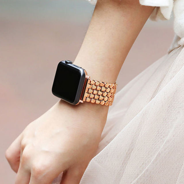 Monaco Bangle-Vintage Rose Gold-Apple Watch Band