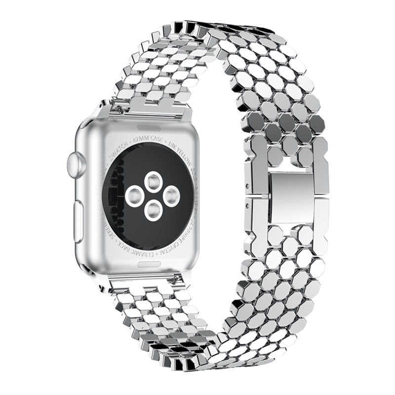 Monaco Bangle-Silver-Apple Watch Band