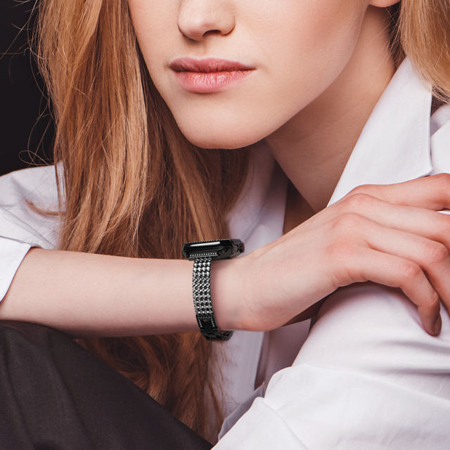 Dubai Bangle-Black-Apple Watch Band