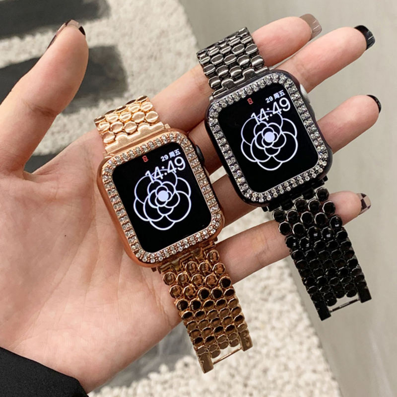 Monaco Bangle-Vintage Rose Gold-Apple Watch Band