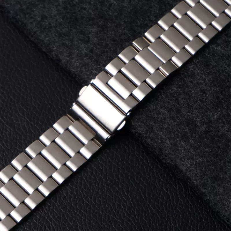 Silver Stainless Steel Apple Watch Band