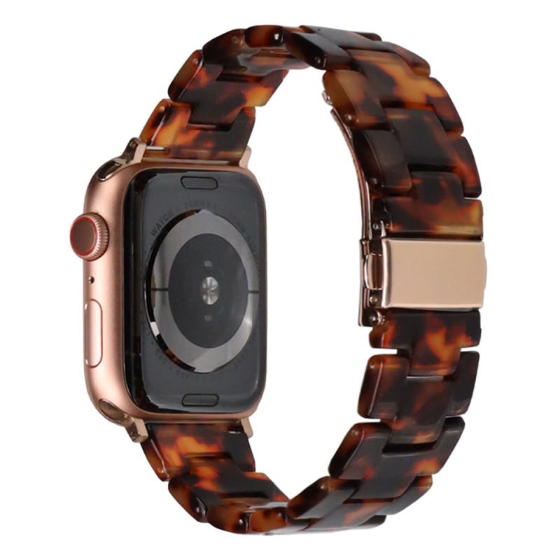 Geneva-Tortoiseshell-Apple Watch Band