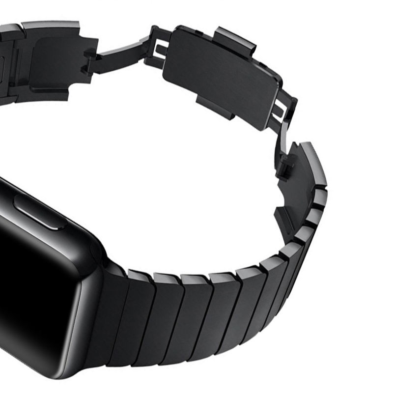 Link Stainless Steel-Black-Apple Watch Band