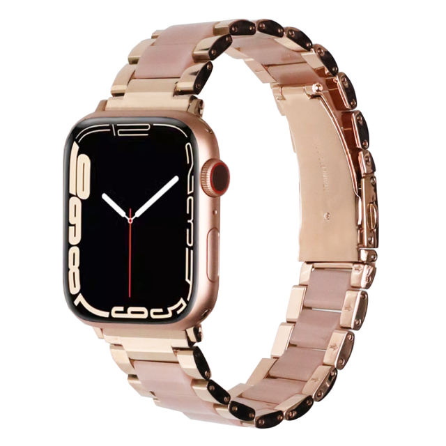 Naples Ceramic-Vintage Rose Gold/Pink-Apple Watch Band