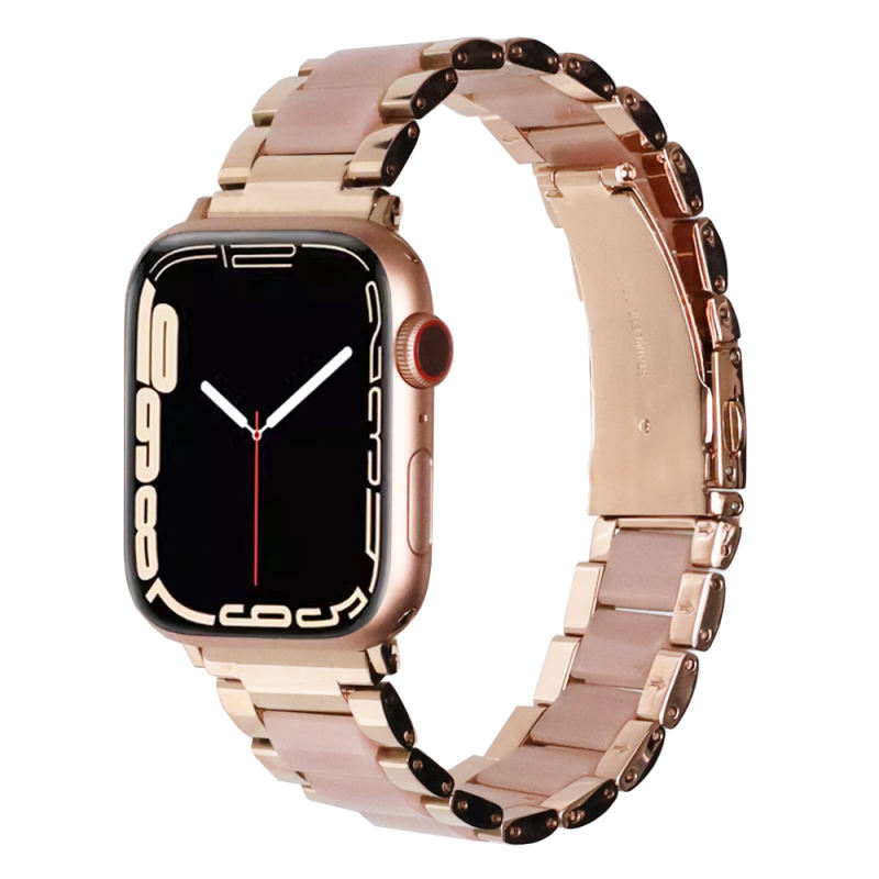 Naples Ceramic-Vintage Rose Gold/Pink-Apple Watch Band