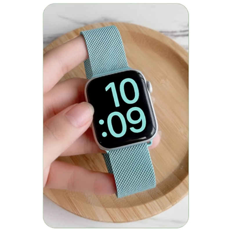 Milanese Mesh-Teal-Apple Watch Band