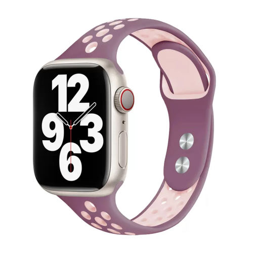 Silicone Sport-Violet/Plum Fog-Apple Watch Band