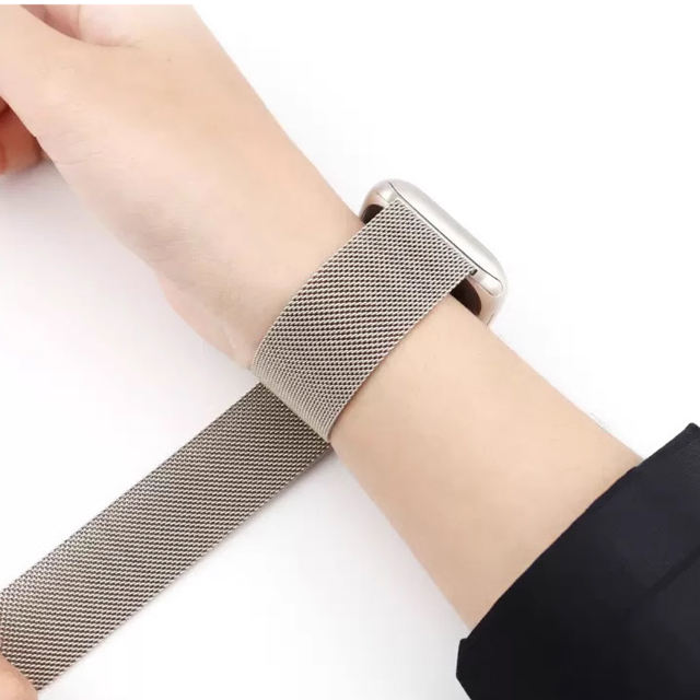 Milanese Mesh-Vintage Gold-Apple Watch Band