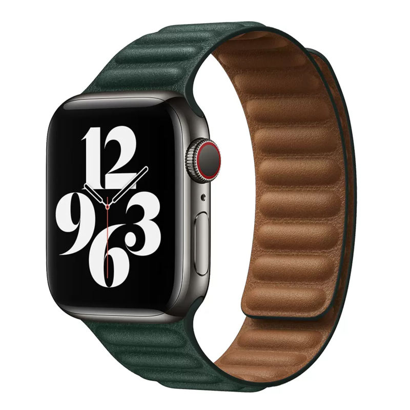 Magnetic Clasp-Sequoia Green-Apple Watch Band