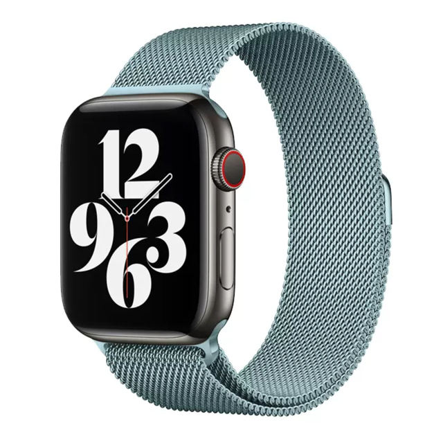 Milanese Mesh-Teal-Apple Watch Band
