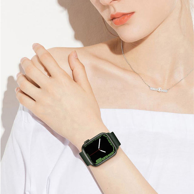 Milanese Mesh-Green-Apple Watch Band