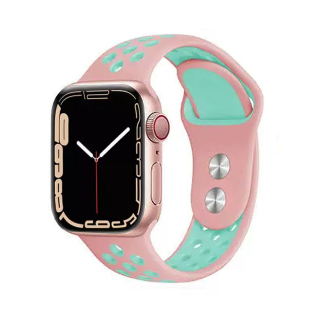 Silicone Sport-Pink/Mint-Apple Watch Band