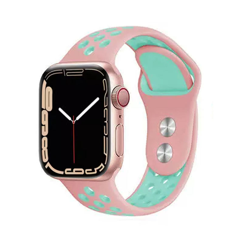 Silicone Sport-Pink/Mint-Apple Watch Band