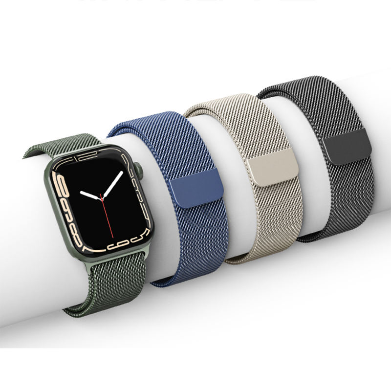 Milanese Mesh-Green-Apple Watch Band