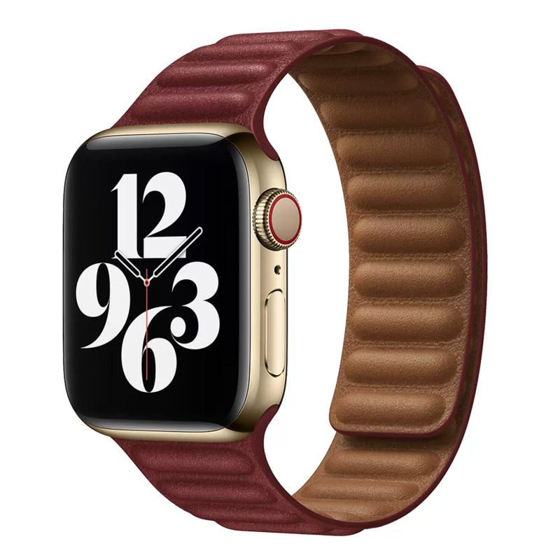 Magnetic Clasp-Sangria-Apple Watch Band