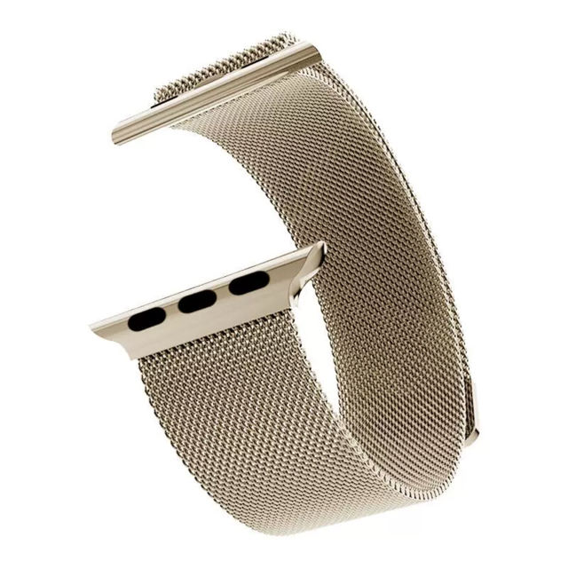 Milanese Mesh-Vintage Gold-Apple Watch Band