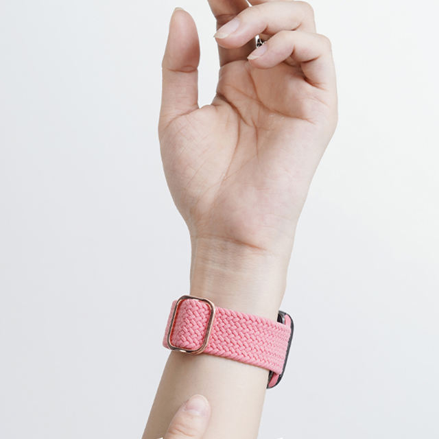Waikiki Woven Loop-Pink Punch-Apple Watch Band