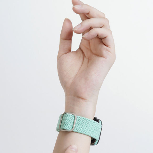 Waikiki Woven Loop-Pistachio-Apple Watch Band