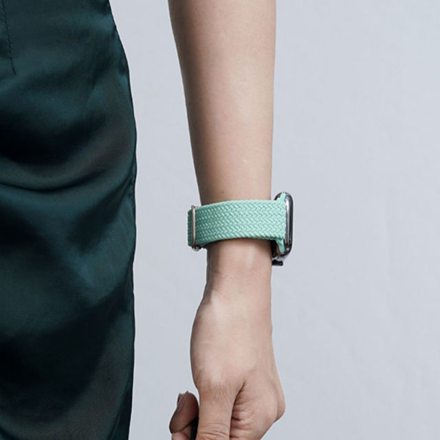 Waikiki Woven Loop-Pistachio-Apple Watch Band