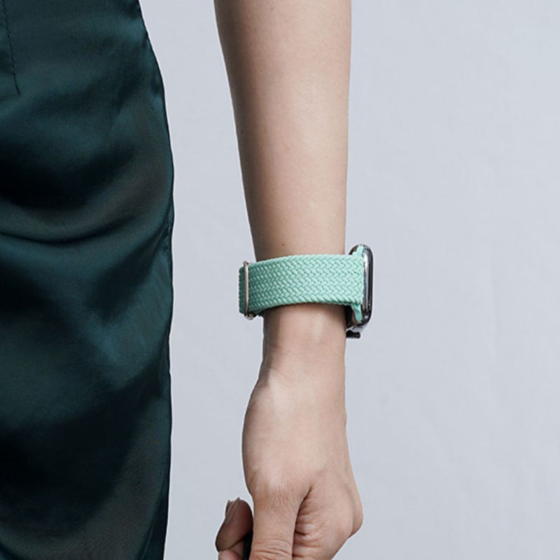 Waikiki Woven Loop-Pistachio-Apple Watch Band