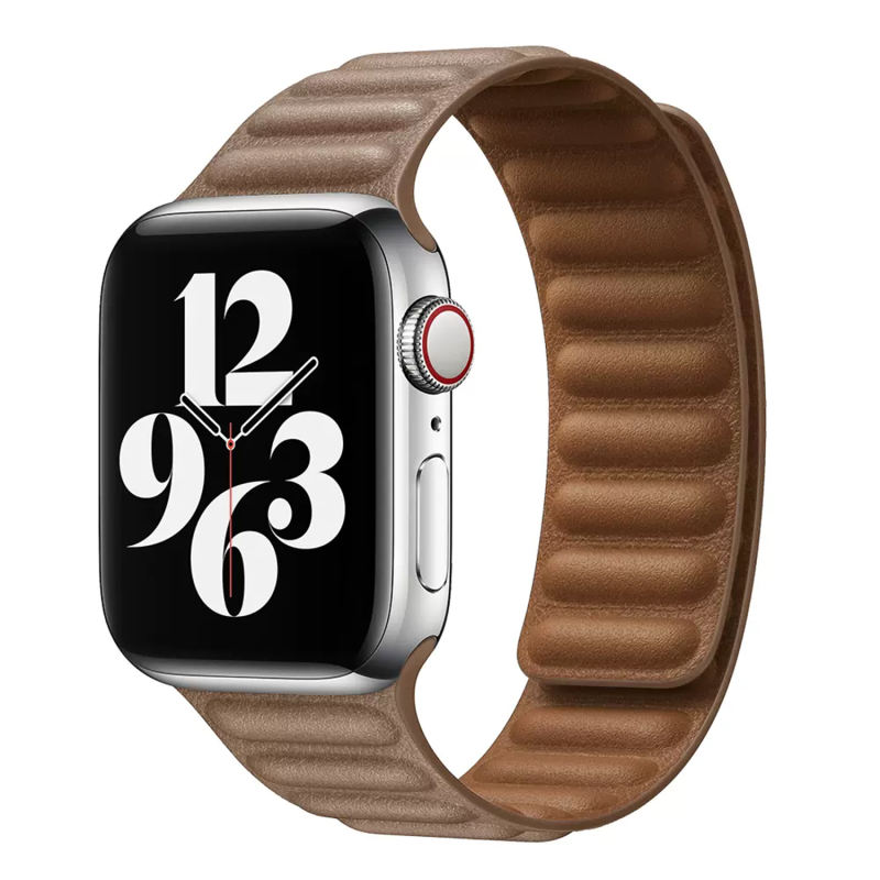 Magnetic Clasp-Saddle Brown-Apple Watch Band