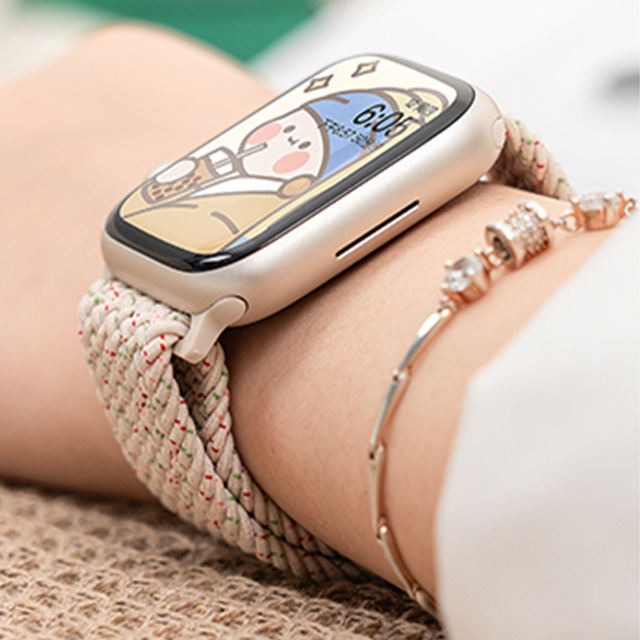 Waikiki Woven Loop-Star Unity/Rose Gold-Apple Watch Band