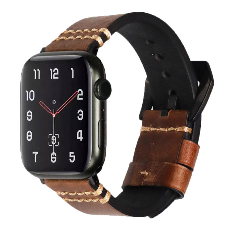 Siena Vintage Leather-Nutmeg-Apple Watch Band