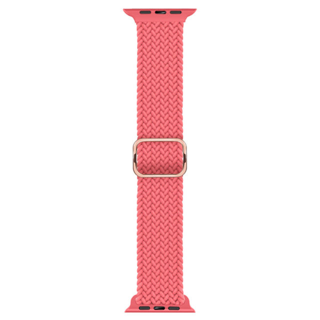 Waikiki Woven Loop-Pink Punch-Apple Watch Band