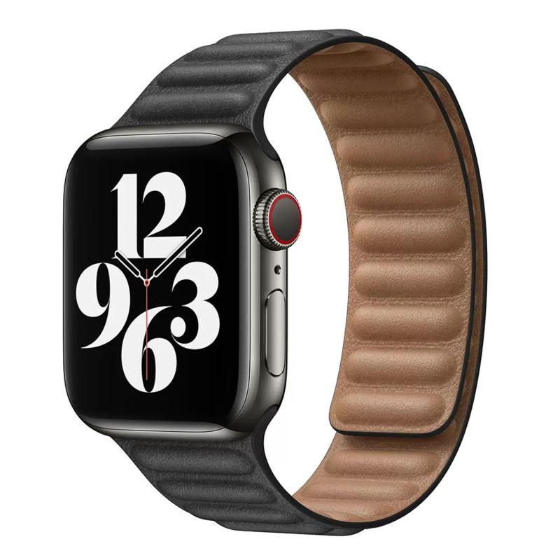 Magnetic Clasp-Black-Apple Watch Band