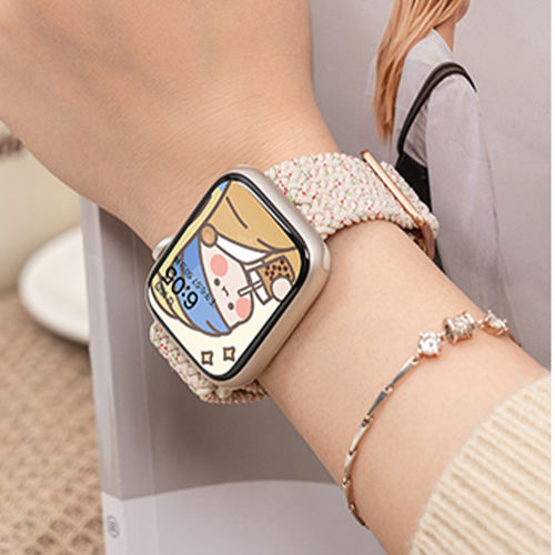 Waikiki Woven Loop-Star Unity/Rose Gold-Apple Watch Band