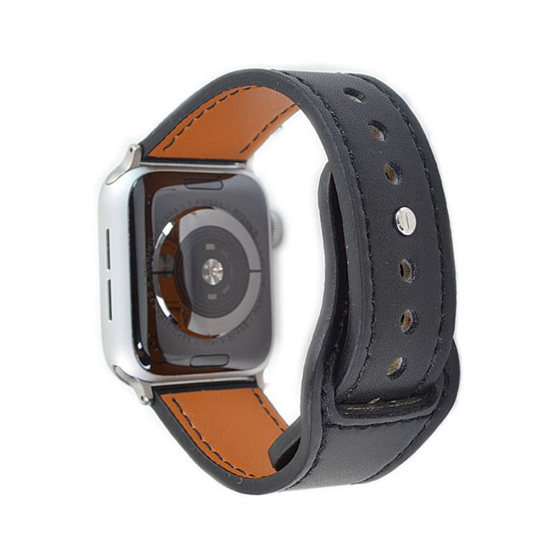 Single Loop Leather-Sable-Apple Watch Band