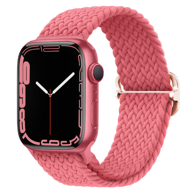 Waikiki Woven Loop-Pink Punch-Apple Watch Band