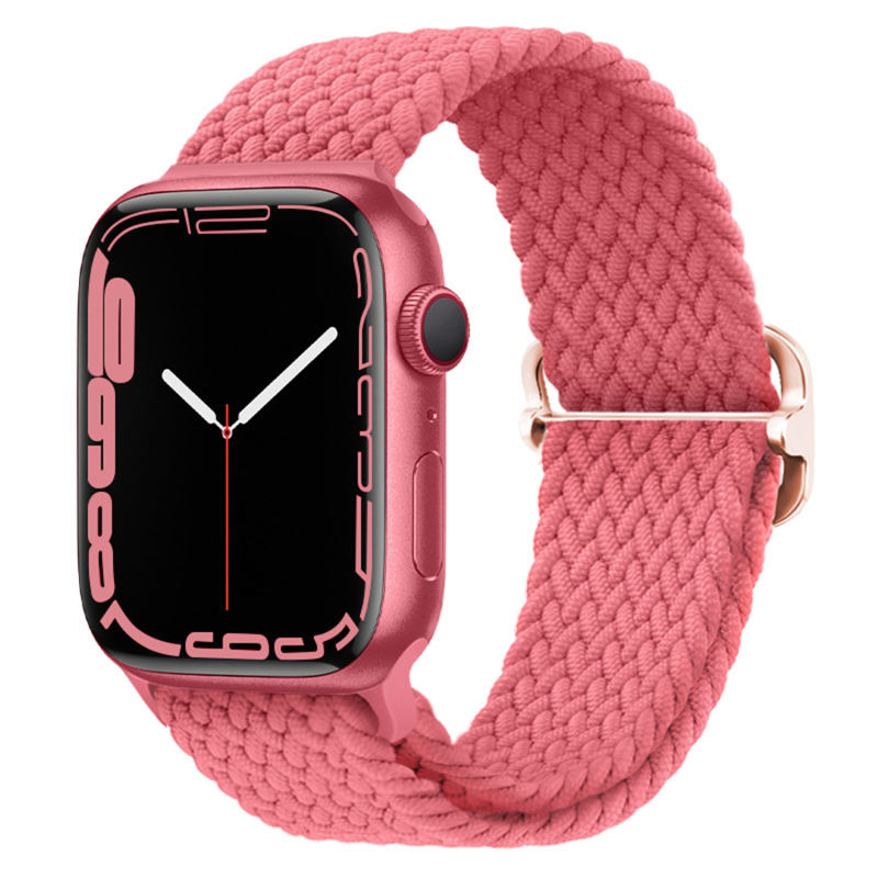 Waikiki Woven Loop-Pink Punch-Apple Watch Band