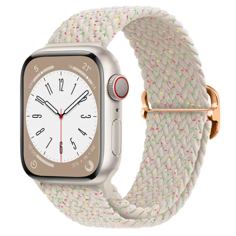 Waikiki Woven Loop-Star Unity/Rose Gold-Apple Watch Band